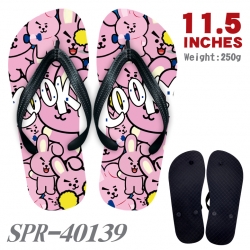 BTS Thickened rubber flip-flop...