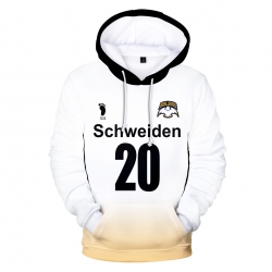 Hoodie Hat Haikyuu!! Round nec...