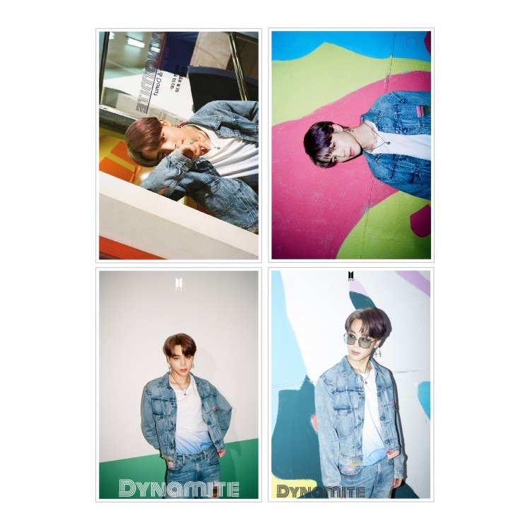 BTS JIMIN Star photo poster can be pasted a set of 4 price for 5 sets