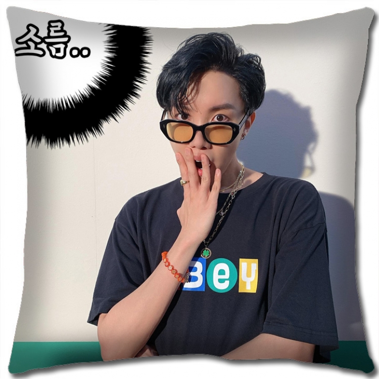 BTS Anime Double-sided full color pillow cushion 45X45C NO FILLING