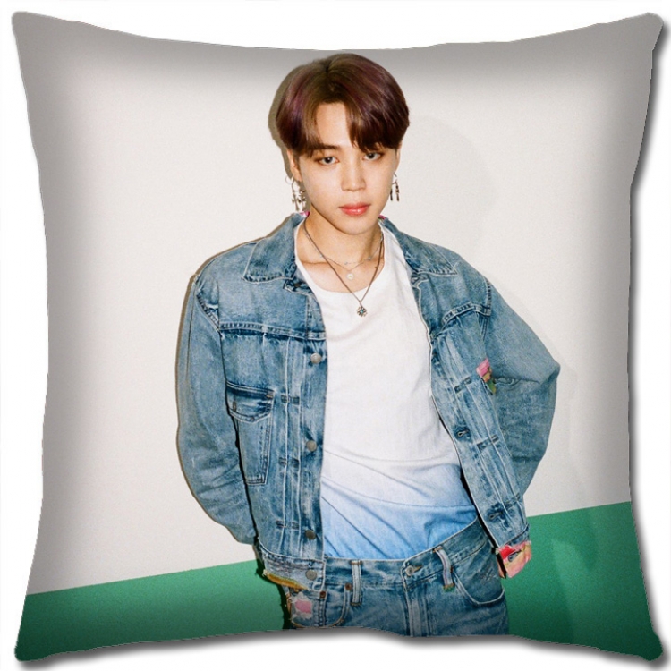 BTS Anime Double-sided full color pillow cushion 45X45C NO FILLING
