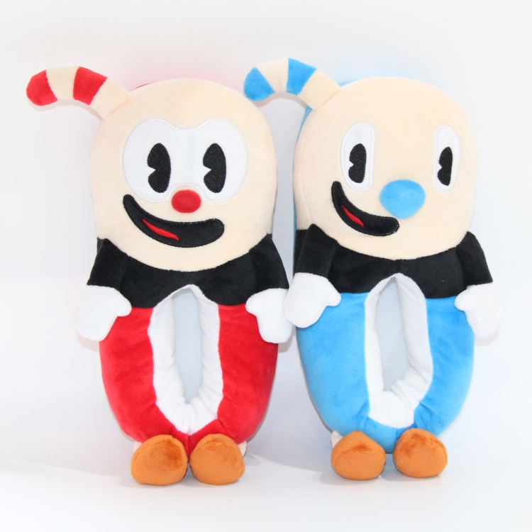 Cuphead  Cartoon warm plush shoes 29x14cm