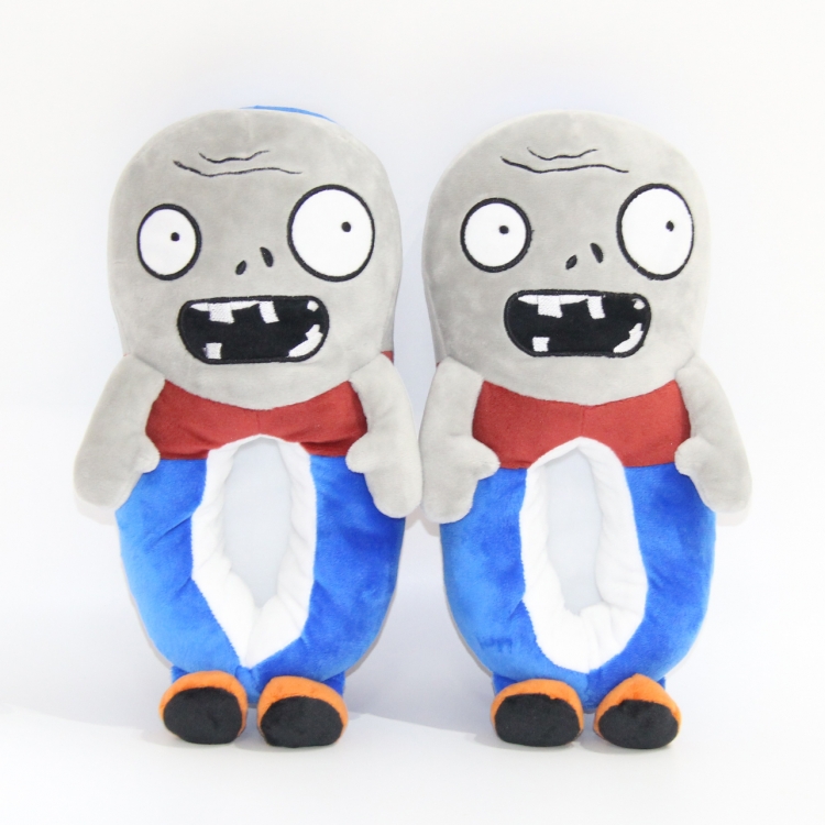 Zombie doll Cartoon warm plush shoes 29x14cm