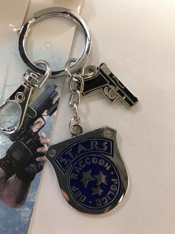 Resident Evil Anime metal pendant key chain