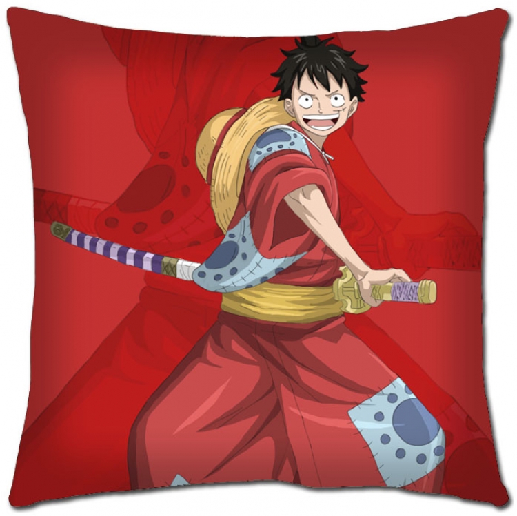 One Piece Anime square full-color pillow cushion 45X45CM  H1-266 NO FILLING