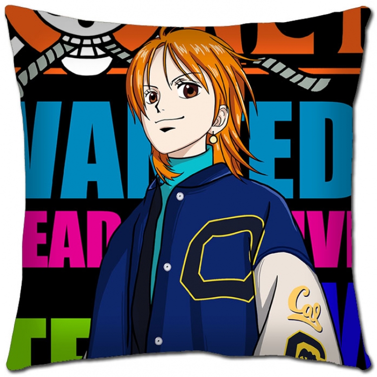 One Piece Anime square full-color pillow cushion  H1-271B NO FILLING