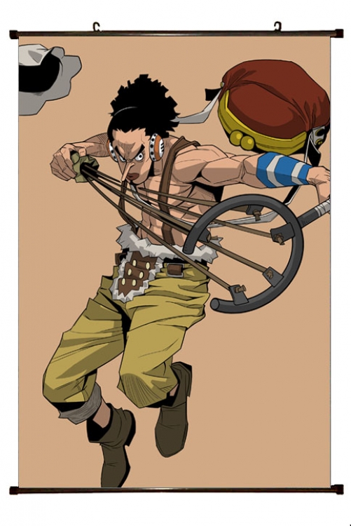 One Piece Anime Plastic pole cloth painting Wall Scroll 60X90CM H1-342 NO FILLING