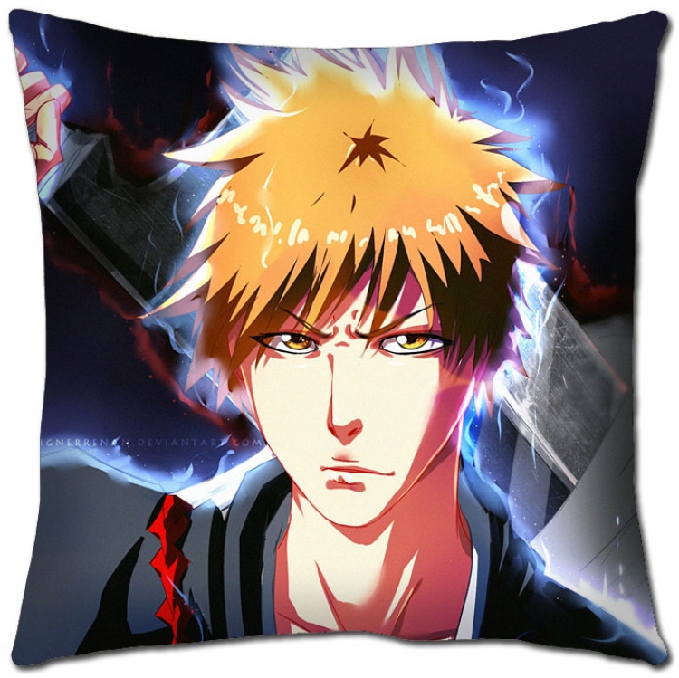 Bleach Anime square full-color pillow cushion 45X45CM  S8-37 NO FILLING