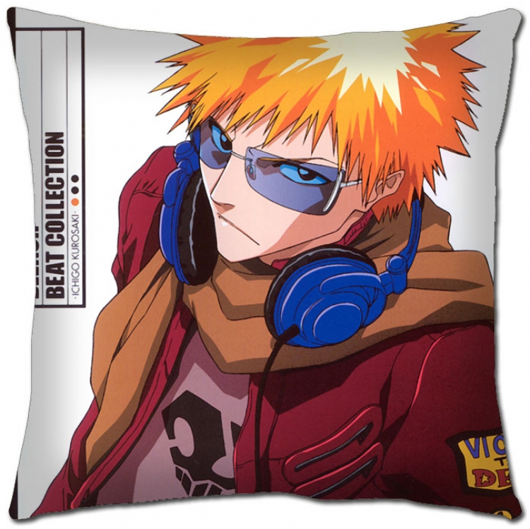 Bleach Anime square full-color pillow cushion 45X45CM   S8-3 NO FILLING