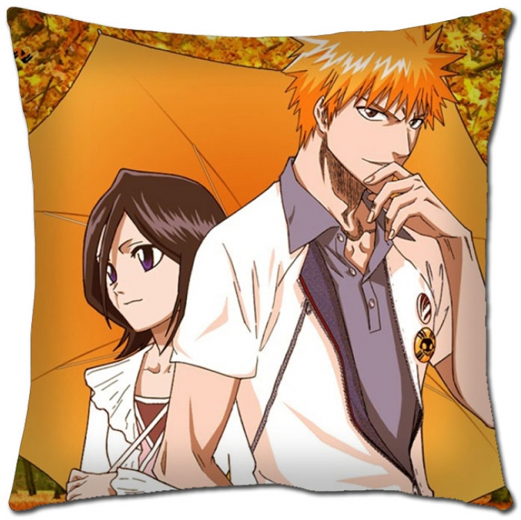 Bleach Anime square full-color pillow cushion 45X45CM   S8-61 NO FILLING