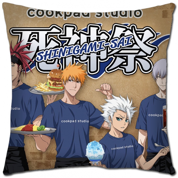 Bleach Anime square full-color pillow cushion 45X45CM S8-53 NO FILLING