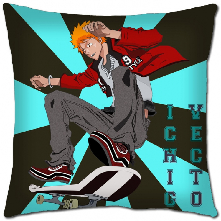 Bleach Anime square full-color pillow cushion 45X45CM S8-34 NO FILLING