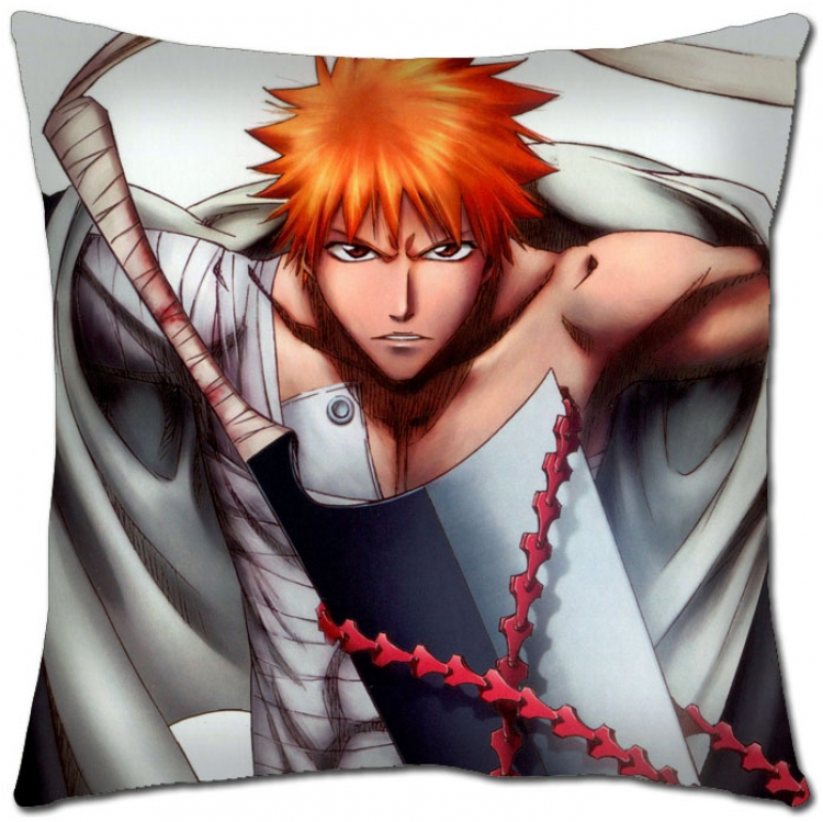 Bleach Anime square full-color pillow cushion 45X45CM S8-10 NO FILLING