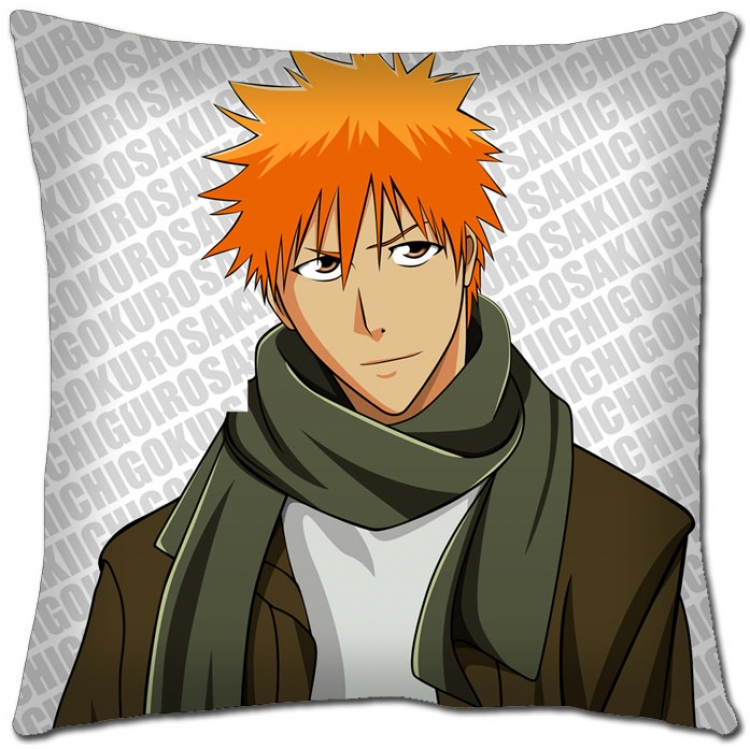 Bleach Anime square full-color pillow cushion 45X45CM  S8-32 NO FILLING