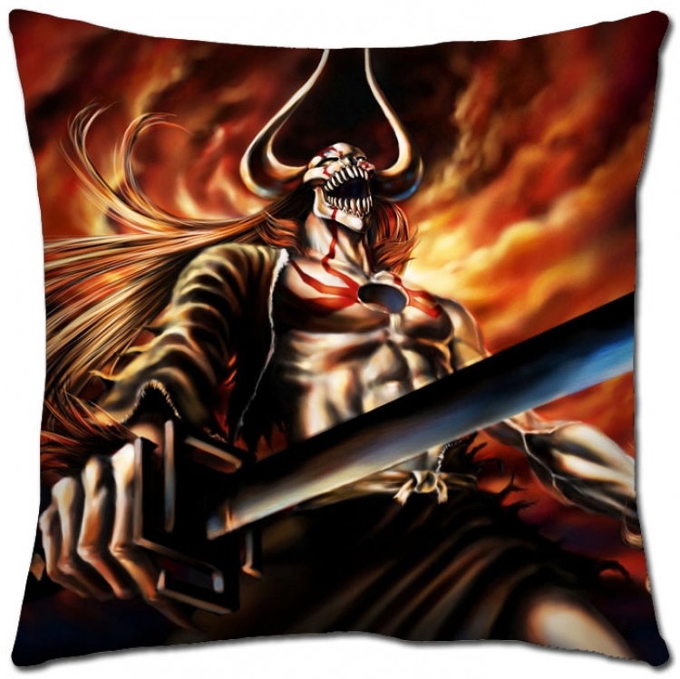 Bleach Anime square full-color pillow cushion 45X45CM  S8-82 NO FILLING