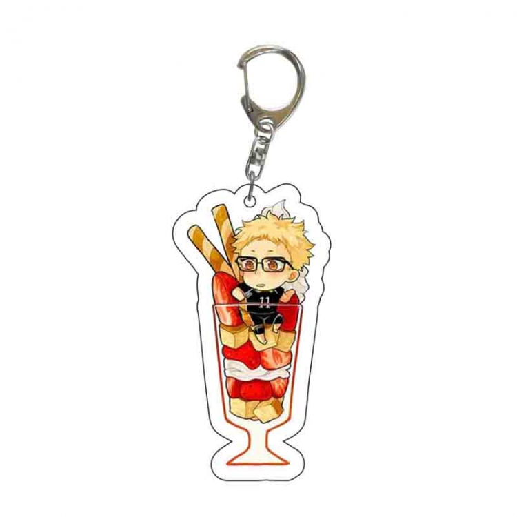 Chain Haikyuu!! acrylic keychain price for 5 pcs 6115