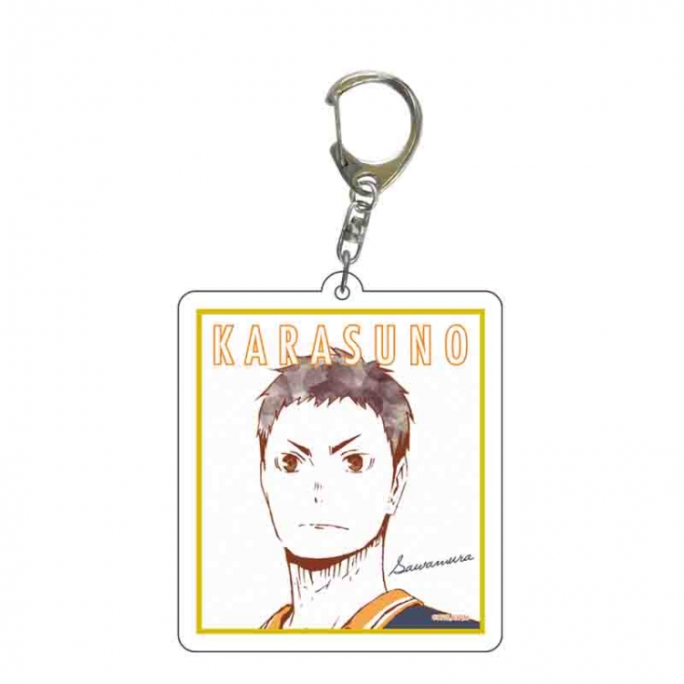 Chain Haikyuu!! acrylic keychain price for 5 pcs 6081