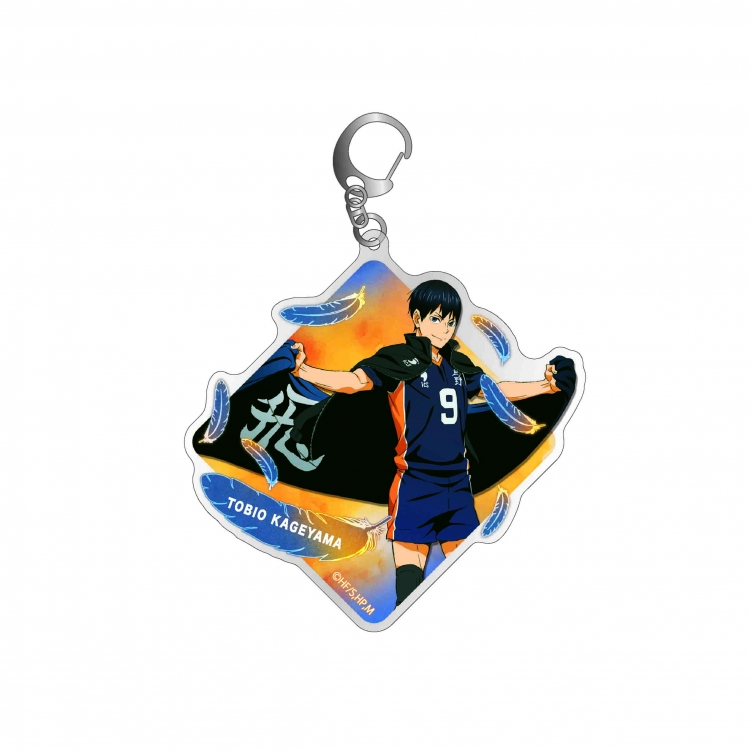 Chain Haikyuu!! acrylic keychain price for 5 pcs 6089