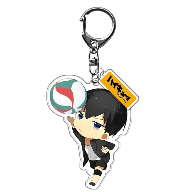 Chain Haikyuu!! Anime acrylic keychain price for 5 pcs C077