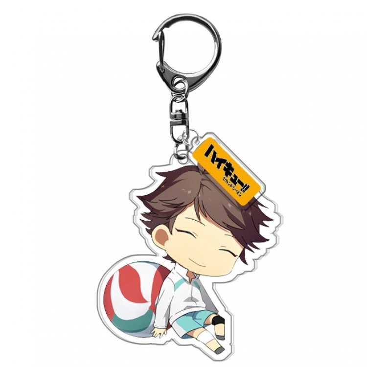 Chain Haikyuu!! Anime acrylic keychain price for 5 pcs C073