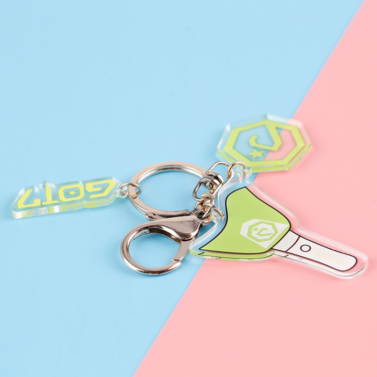 BTS Anime acrylic keychain price for 5 pcs A164