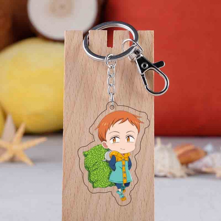 The Seven Deadly Sins Anime acrylic keychain price for 5 pcs 6140