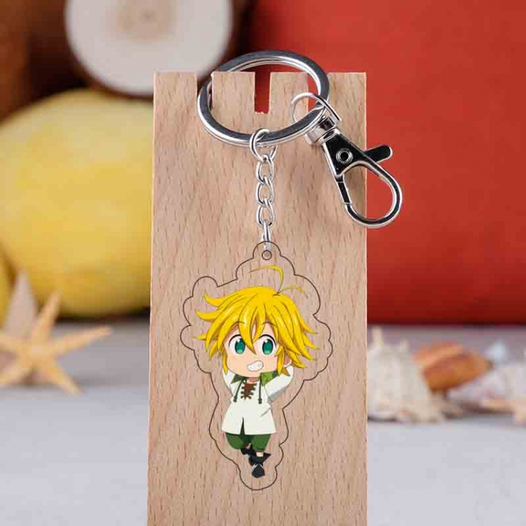 The Seven Deadly Sins Anime acrylic keychain price for 5 pcs 6137