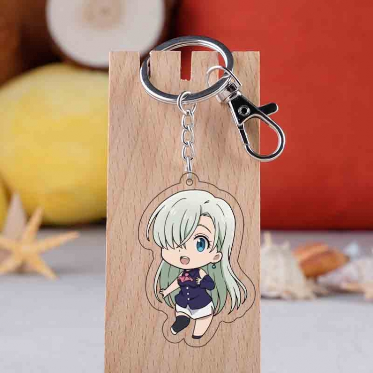 The Seven Deadly Sins Anime acrylic keychain price for 5 pcs 6145