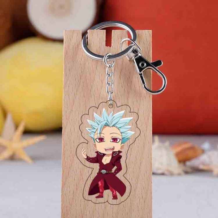 The Seven Deadly Sins Anime acrylic keychain price for 5 pcs 6138