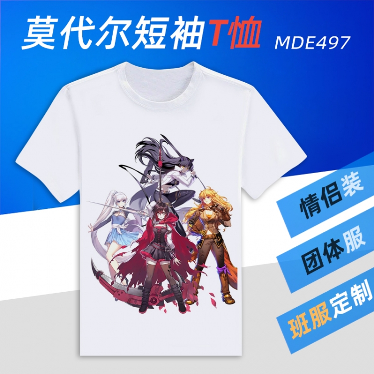 RWBY  Animation Round neck modal T-shirt  can be customized by single style  MDE497