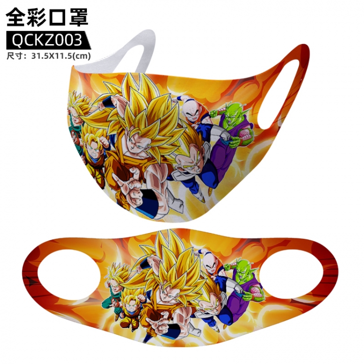 DRAGON BALL Anime full color mask 31.5X11.5cm  price for 5 pcs QCKZ003