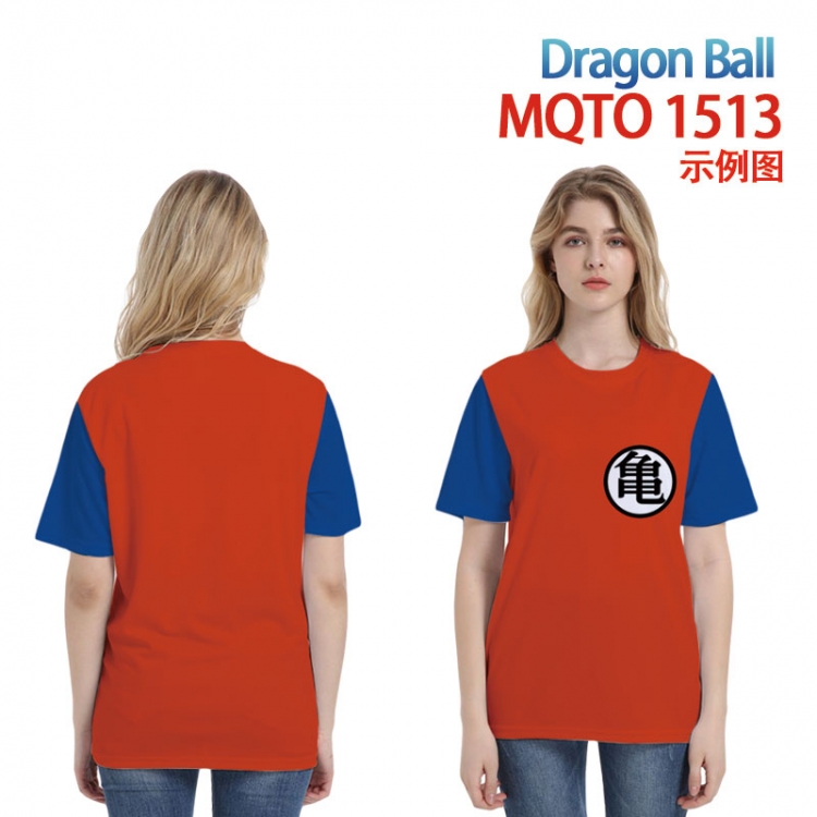 DRAGON BALL  periphery 3D Full color printing flower short sleeve T-shirt 2XS-4XL, 9 sizes MQTO1513