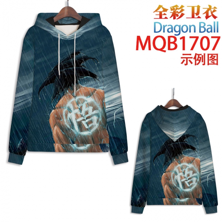 DRAGON BALL Full Color Patch pocket Sweatshirt Hoodie EUR SIZE 9 sizes from XXS to XXXXL MQB1707