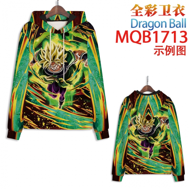 DRAGON BALL Full Color Patch pocket Sweatshirt Hoodie EUR SIZE 9 sizes from XXS to XXXXL MQB1713