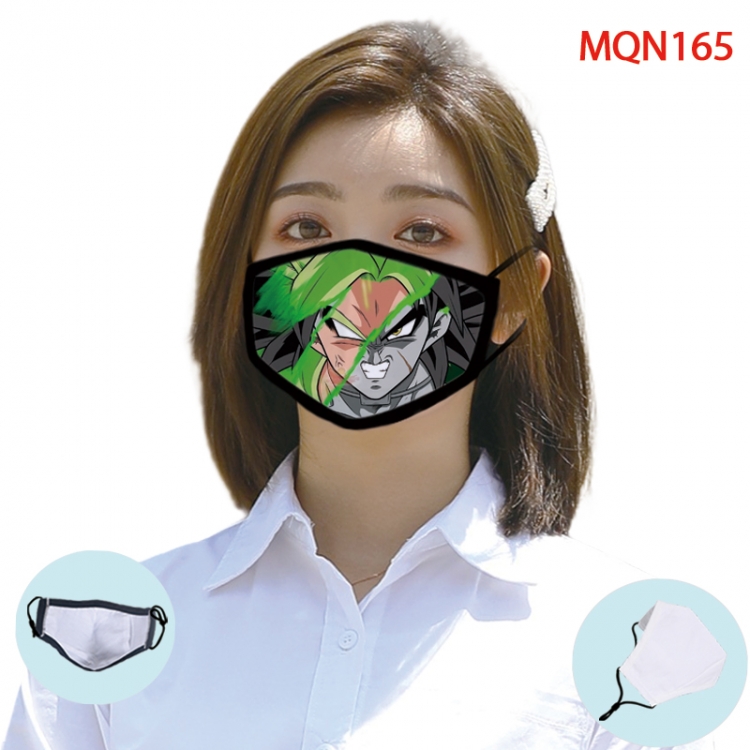 DRAGON BALL Color printing Space cotton Masks price for 5 pcs (Can be placed PM2.5 filter,but not provided) MQN165