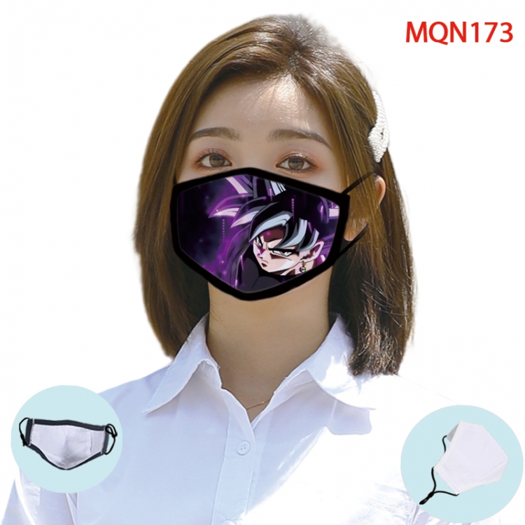 DRAGON BALL Color printing Space cotton Masks price for 5 pcs (Can be placed PM2.5 filter,but not provided) MQN173