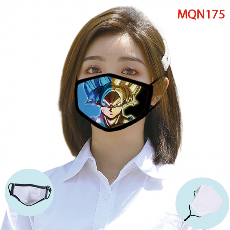 DRAGON BALL Color printing Space cotton Masks price for 5 pcs (Can be placed PM2.5 filter,but not provided) MQN175