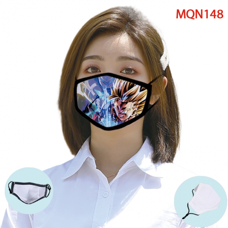 DRAGON BALL Color printing Space cotton Masks price for 5 pcs (Can be placed PM2.5 filter,but not provided) MQN148