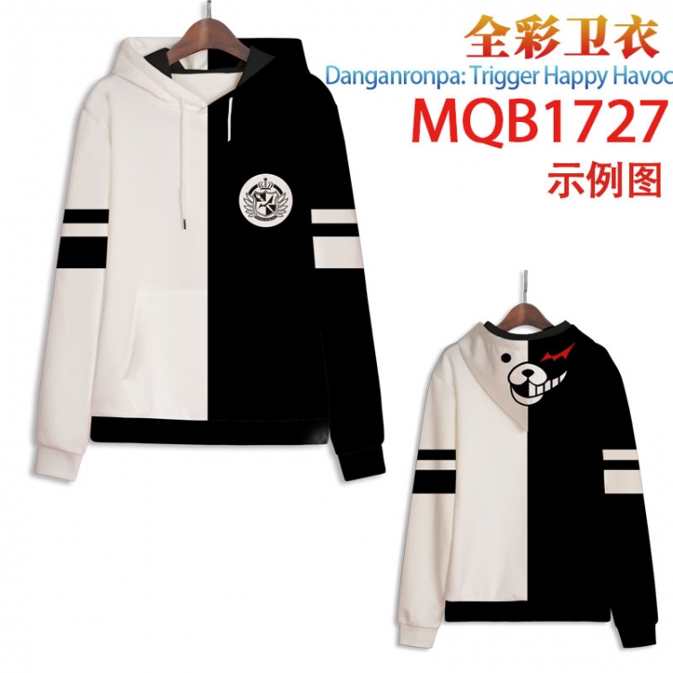 Dangan-Ronpa Full Color Patch pocket Sweatshirt Hoodie EUR SIZE 9 sizes from XXS to XXXXL MQB1727