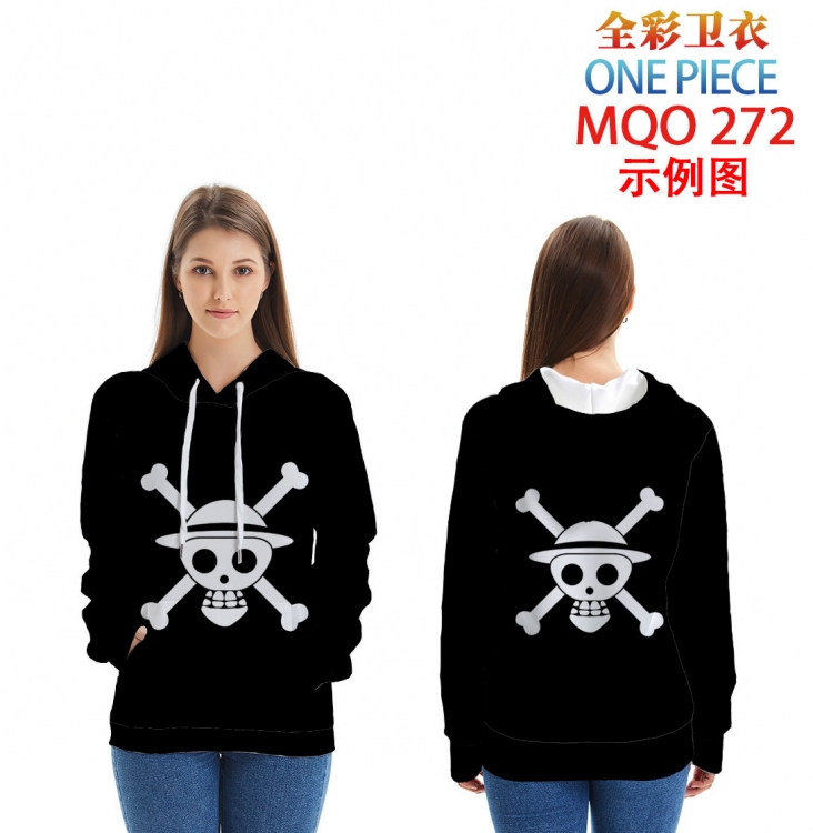 One Piece Full Color Patch pocket Sweatshirt Hoodie EUR SIZE 9 sizes from XXS to XXXXL MQO272