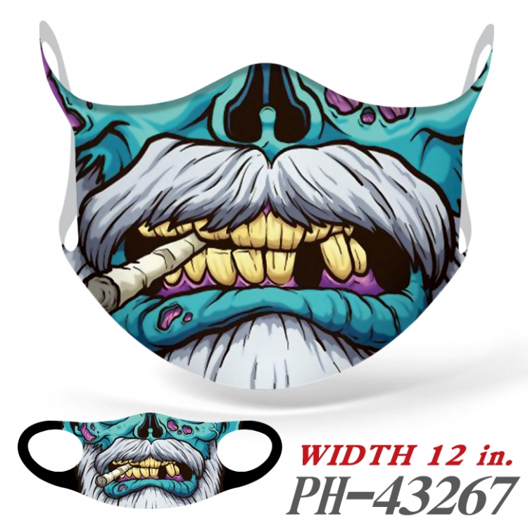 Full color Ice silk seamless Mask   price for 5 pcs PH43267A