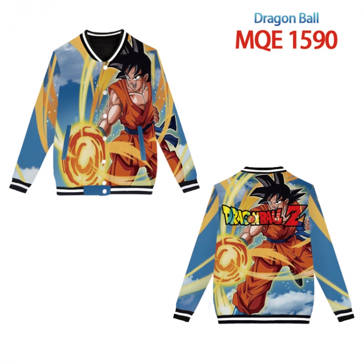 DRAGON BALL  Full color round neck baseball uniform coat Hoodie XS to 4XL 8 sizes MQE1590