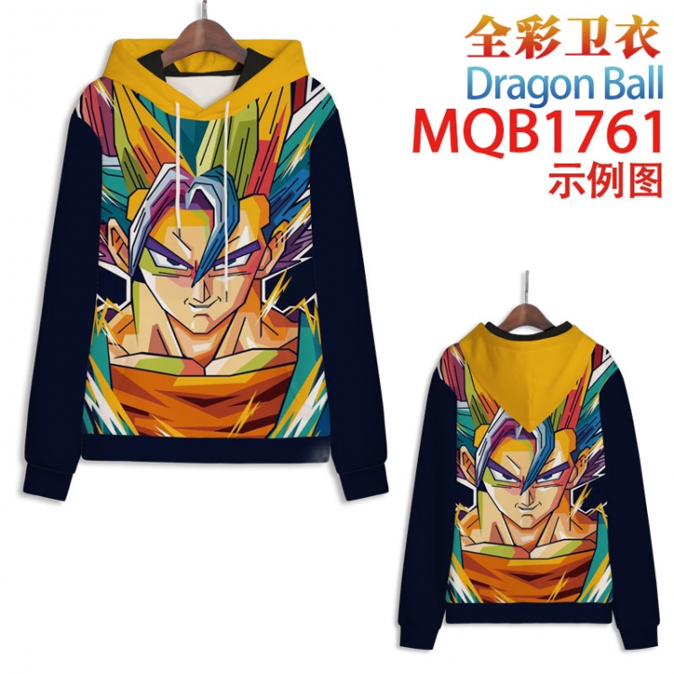 DRAGON BALL Full Color Patch pocket Sweatshirt Hoodie 8 sizes from  XS to XXXXL MQB1761