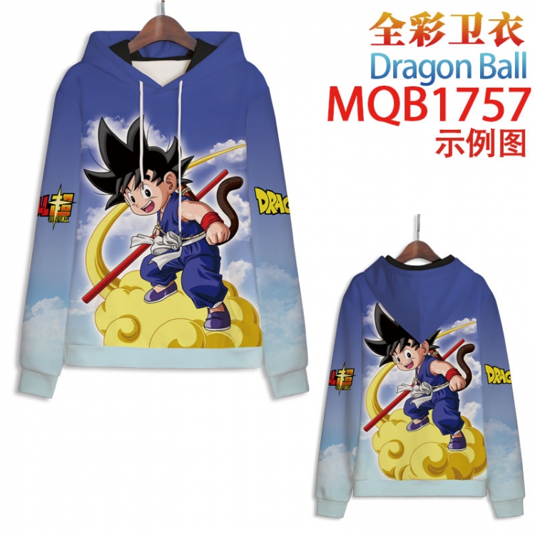 DRAGON BALL Full Color Patch pocket Sweatshirt Hoodie 8 sizes from  XS to XXXXL MQB1757