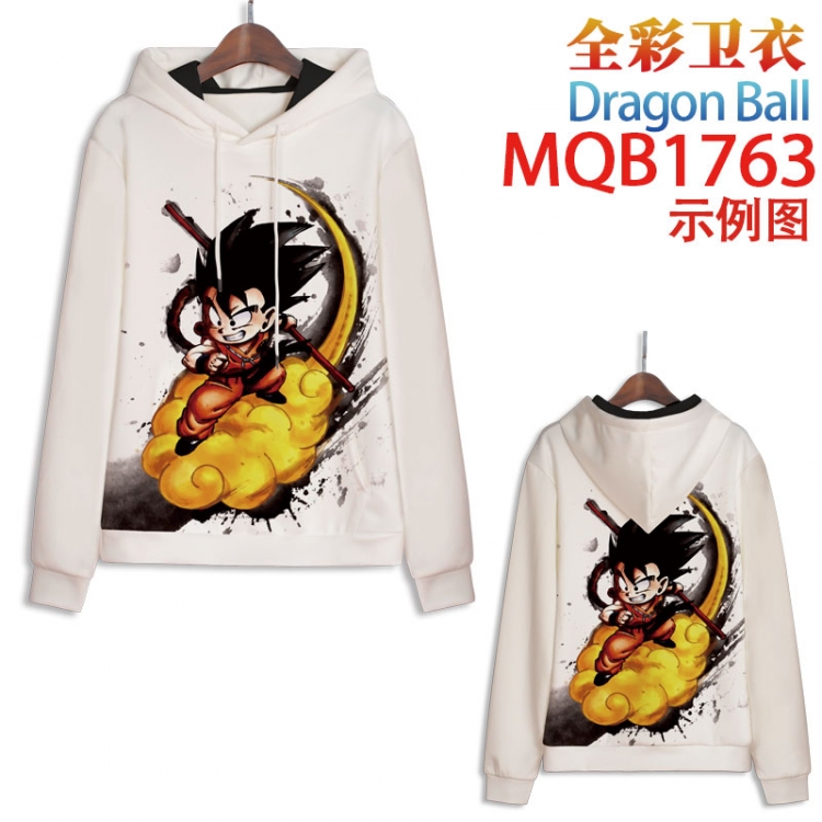 DRAGON BALL Full Color Patch pocket Sweatshirt Hoodie 8 sizes from  XS to XXXXL  MQB1763