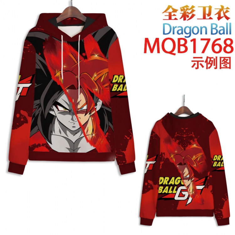 DRAGON BALL Full Color Patch pocket Sweatshirt Hoodie 8 sizes from  XS to XXXXL MQB1768