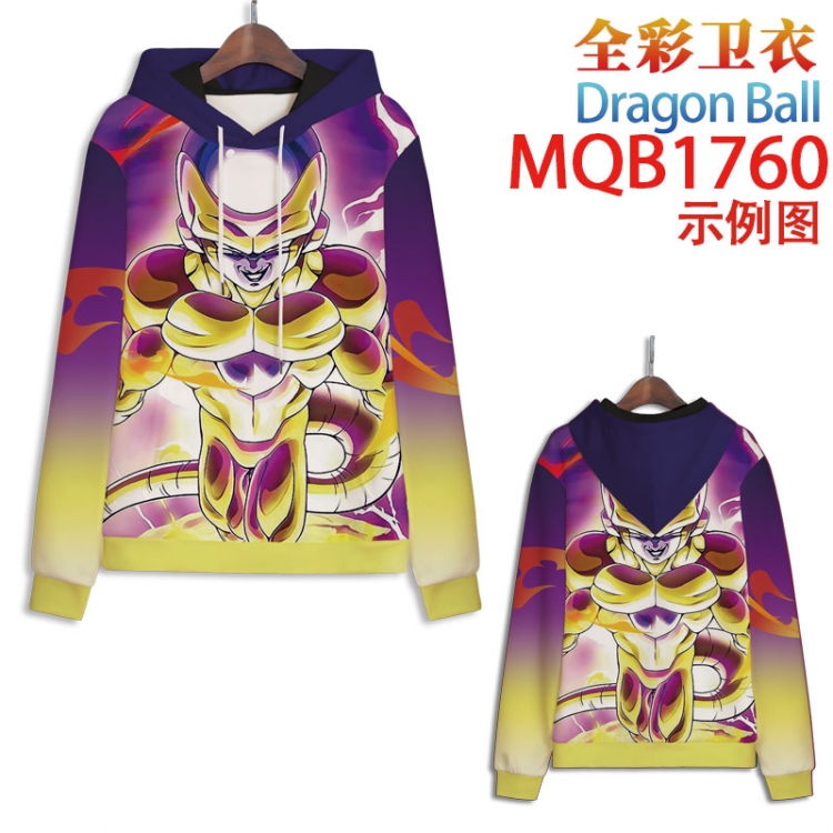 DRAGON BALL Full Color Patch pocket Sweatshirt Hoodie 8 sizes from  XS to XXXXL  MQB1760