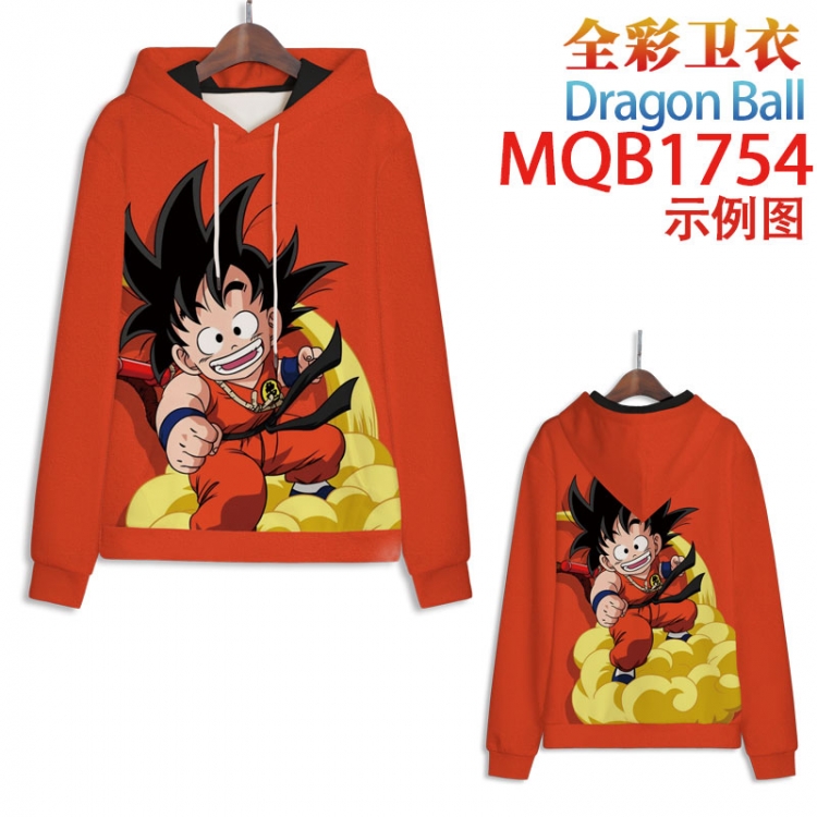 DRAGON BALL Full Color Patch pocket Sweatshirt Hoodie 8 sizes from  XS to XXXXL MQB1754