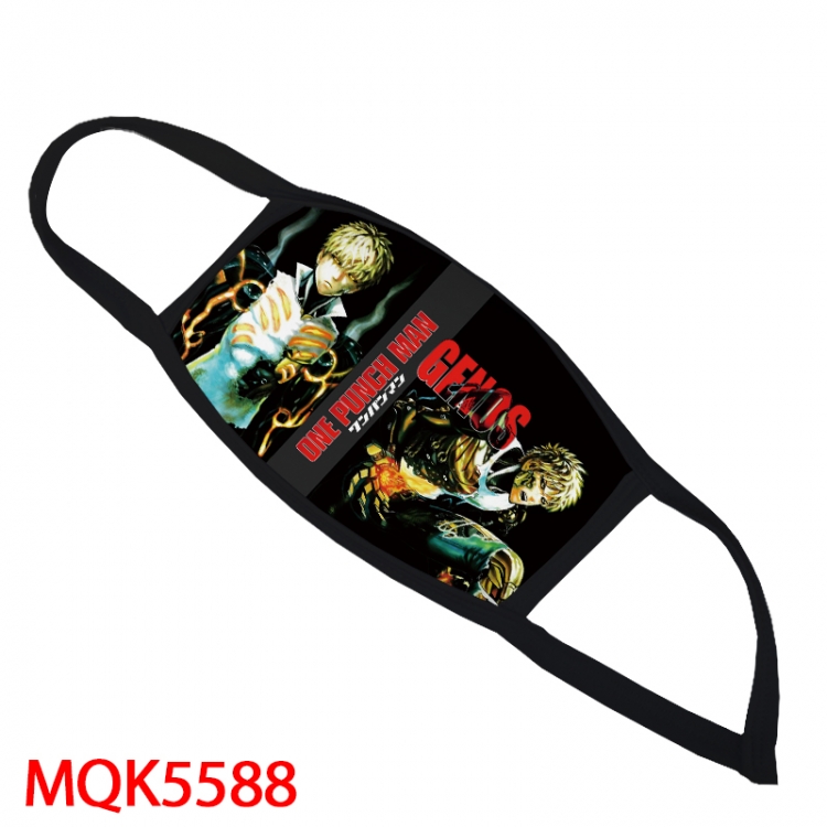 One Punch Man Color printing Space cotton Masks price for 5 pcs MQK5588