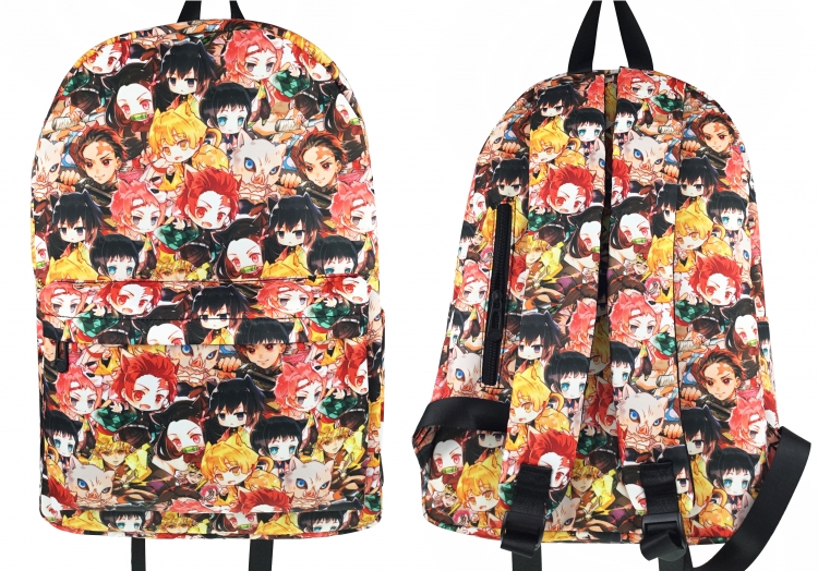 Demon Slayer Kimets Anime student backpack school bag backpack 7